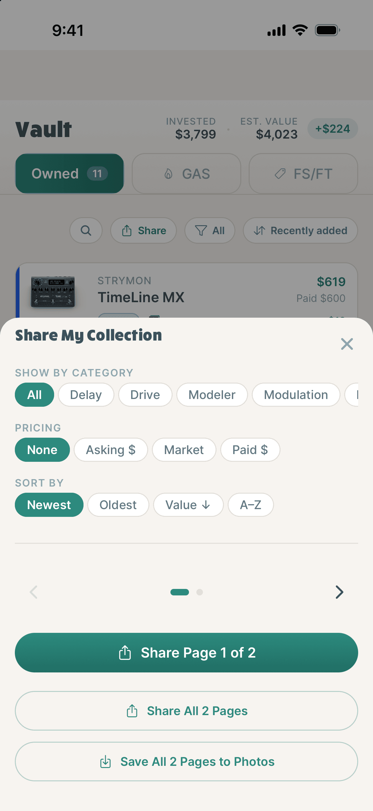 Share options